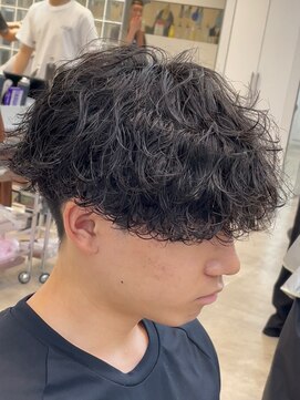 フィフスパーク(fifth PARK) 柔らかシャドウパーマの刈り上げマッシュ◎