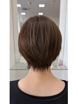 ヘアポジション 五所川原店(HAIR Position)&nbsp;ブラウン×ショート