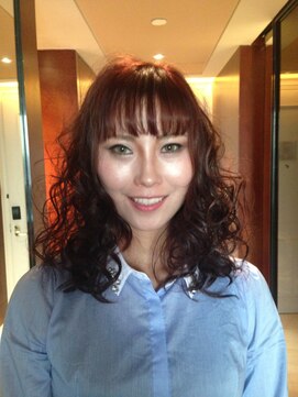 フェリシータ 緑地公園店(felicita) コケティッシュ&フェアリーオン眉バングの甘辛ホイップミディ