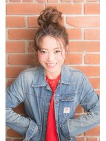 ムーン(moon) 【moon style】ゆるカジお団子アレンジ