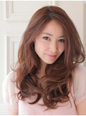 柔らかウェーブ♪キレイめロング