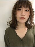 ゆるっとナチュラルミディアムヘア