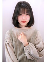 エフ 心斎橋(F a firm faith) 暗髪/内巻きワンカール/ボブショート