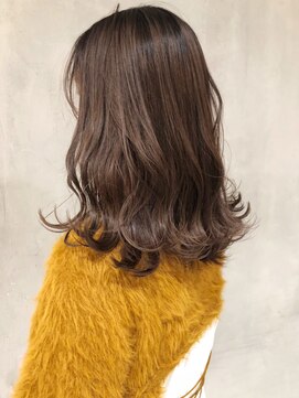 アルバム 渋谷パルコ(ALBUM) グレージュロング_厚めバングローライトスリークボブ_ba278883