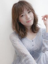 ラ ブレス 天王寺(LaBless)&nbsp;顔回りで印象を変える♪ゆるっとミディアム☆(天王寺)