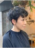 大人ショートパーマ