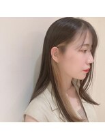 ネオヘアー 曳舟店(NEO Hair)&nbsp;イヤリングカラー×ベージュ/曳舟インナーカラー髪質改善