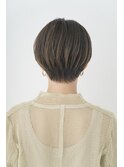 20代30代絶壁解消大人かわいいハンサムショートブルーグレージュ