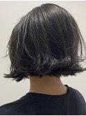 切りっぱなしボブ