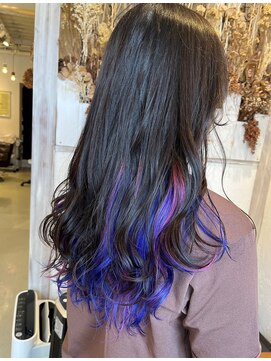 フロール(florun) インナーカラー×ロングレイヤー