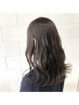 アフィニティー(AFINITY) セミロング×ナチュラルアッシュ《ロング/堅田美容室/髪質改善》