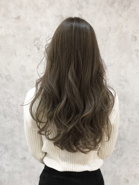 ラボヌールヘアー オリビエ 北千住店(La Bonheur hair Olivier) ハイライト×ベージュ【北千住美容室】