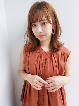 ガーデン オオタカノモリ(garden otakanomori) シースルー感たっぷり大人かわいい王道くびれミディアムスタイル