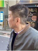 メンズカット/マッシュショート波巻きツイストスパイラルパーマ