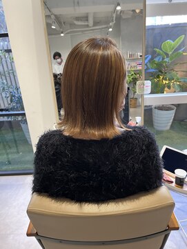 ハグ 横浜(HUG) 髪質改善＋縮毛矯正で髪質自体を柔らかく元気に☆