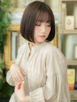 カバーヘア ブリス 大宮西口(COVER HAIR bliss)&nbsp;■オリーブベージュ横顔美人大人ボブ309-2★大宮20代30代40代