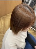 切りっぱなしボブ