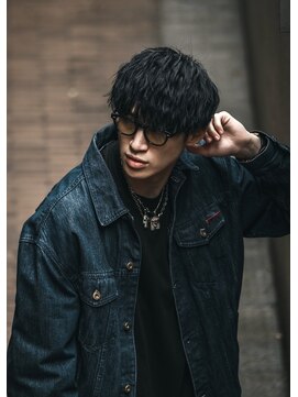 アマレット(Amaretto) ウェーブショートマッシュヘア