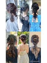 ヘアメイク アース 秋田仁井田店(HAIR & MAKE EARTH) 編みおろしヘアセット