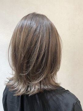 フレイムス 那覇新都心店(Frames) くびレイヤーボブウルフカット/マッシュウルフボブ/透明感カラー