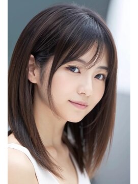 ロアゾブルーミュージアム(L'oiseau Bleu museum) サラサラストレート×似合わせセミロング