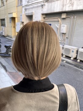 ランソ(RUNSO) ハイトーンベージュショート