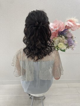 シュシュ(shushu) ハーフアップ