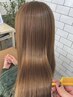 カラーカットコース　髪質改善カラー+カット　￥13,640→￥8,180