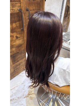 ロンドローズ 名古屋(Lond damaskRose) ブリーチ 学割 オリーブベージュ レイヤーカット リタッチ 862