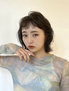ラボヌールヘアーリアン 川越店(La Bonheur hair Lien) 顎下ボブでゆる巻きヘア♪