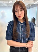 レイヤーロング/ヘルシースタイル/韓国ヘア/ベビーピンク/吉祥寺