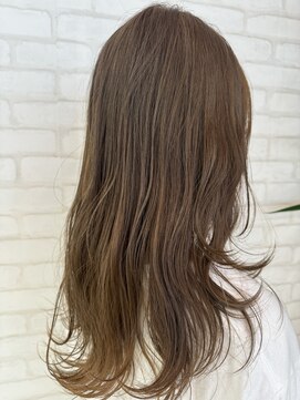 ビス リアン 川口店(Vis lien) 20代30代ロングレイヤーミルクティーベージュ