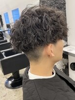 ココ 本八幡(KOKO)&nbsp;□波巻きパーマ#センターパートダークアッシュミディアムパーマ