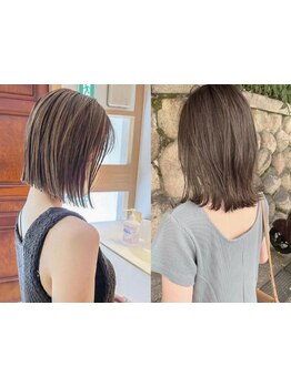透明感溢れるダメージレスカラーで,センスと拘りを細部に感じる理想の髪色に*[栄/矢場町/名古屋/学割U24]