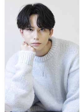 リップスヘアー 銀座(LIPPS hair) 韓国風 カルマ ニュアンス センターパート