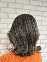 アッシュ 稲田堤店(Ash) ハイライト×外ハネ