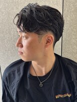 ニアウ 太田店(Niau)&nbsp;センターパートニュアンスパーマガイルヘア73分けパート