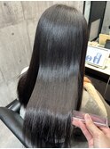 黒髪×髪質改善
