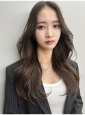 韓国ヘアグレージュカラーレイヤーカット髪質改善透明感カラー