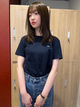 ローレンジウ(LOREN JU) 名駅/名古屋駅/学割U24/レイヤーカット/オージュア/ダブルカラー