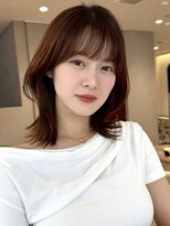  ジーナ 大阪茨木(Zina)&nbsp;髪質改善＊暗めカラーミディアムヘア＊美髪【Zina大阪茨木】