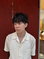 ヘアー バトン(hair vaton) ゆるめシャドウパーマ