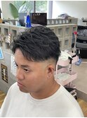 王道短髪フェード