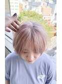 ペールピンク/ホワイトカラー