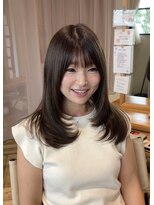 リベラル(liberal)&nbsp;フロントレイヤー 艶感ヌーディーブラウン【20代/30代/40代】