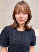 アッシュ 中野店(Ash)&nbsp;イメチェン/似合わせカット/フルバング／レッドブラウン/中野