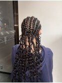 Bohocornrow braids/コーンロウ/ ブレイズ/レディース特殊ヘア