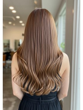 フュージョンファイブ(FUSION5) レイヤーロングベージュ20代30代40代くびれエクステ韓国ヘア