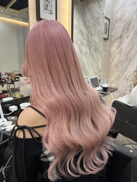 ラピス 大阪アメ村店(Lapis) 【大阪エクステ】ピンクカラー