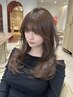 顔まわり&前髪カット + 顔まわりストレート ¥11900 【縮毛矯正】